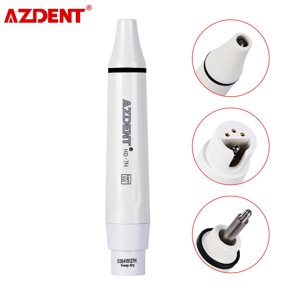 AZDENT Ultrasonic Piezo Scaler Handpiece HD-7H Detachable Fit for SATELEC DTE Dental Ultrasonic Scalers