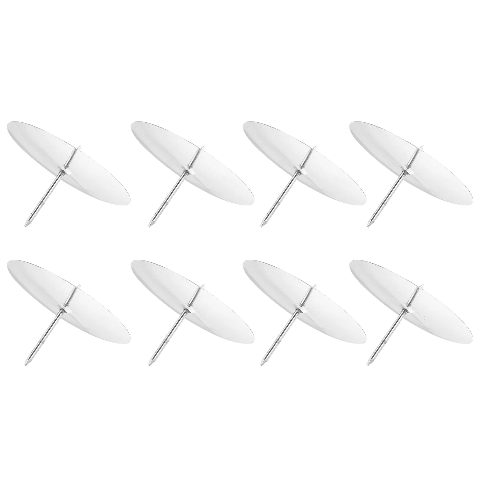 

8 Pcs Cylinder Vacuum Cleaner Metal Holder Wreath Fixing Accessories Cake Stand Supplies