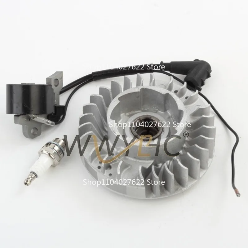 Suitable for Chainsaw MS381 Magnetic Flywheel Igniter High Voltage Pack Spark Plug Set Chain Logging Saw Accessories