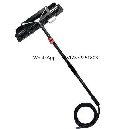 

NBK Electric Solar Panel Cleaning Brush,Telescopic Pole Wet & Dry Washing Tool,Carbon Fiber Pole Roller Cleaning Brush
