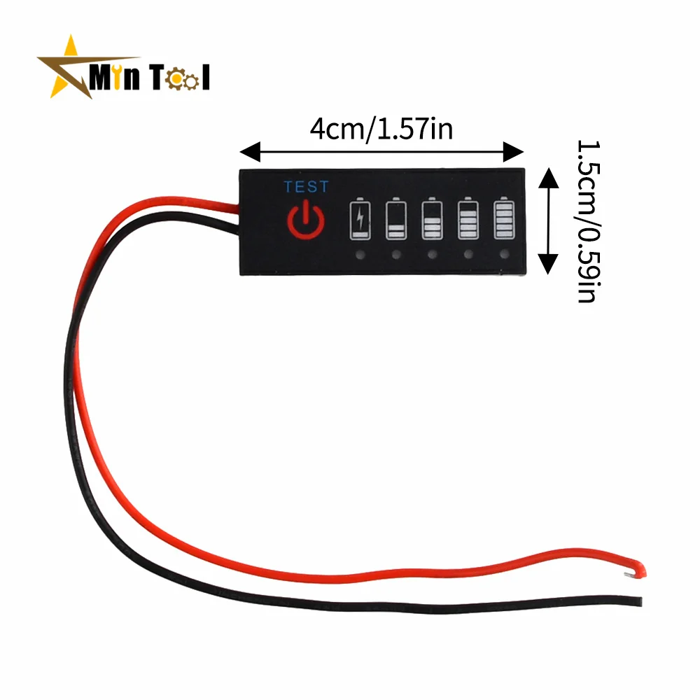 3.7V-25.2V Battery Level Indicator 18650 Lipo Lithium Capacity Tester Meter 1S 2S 3S 4S Module Lithium Battery Tester