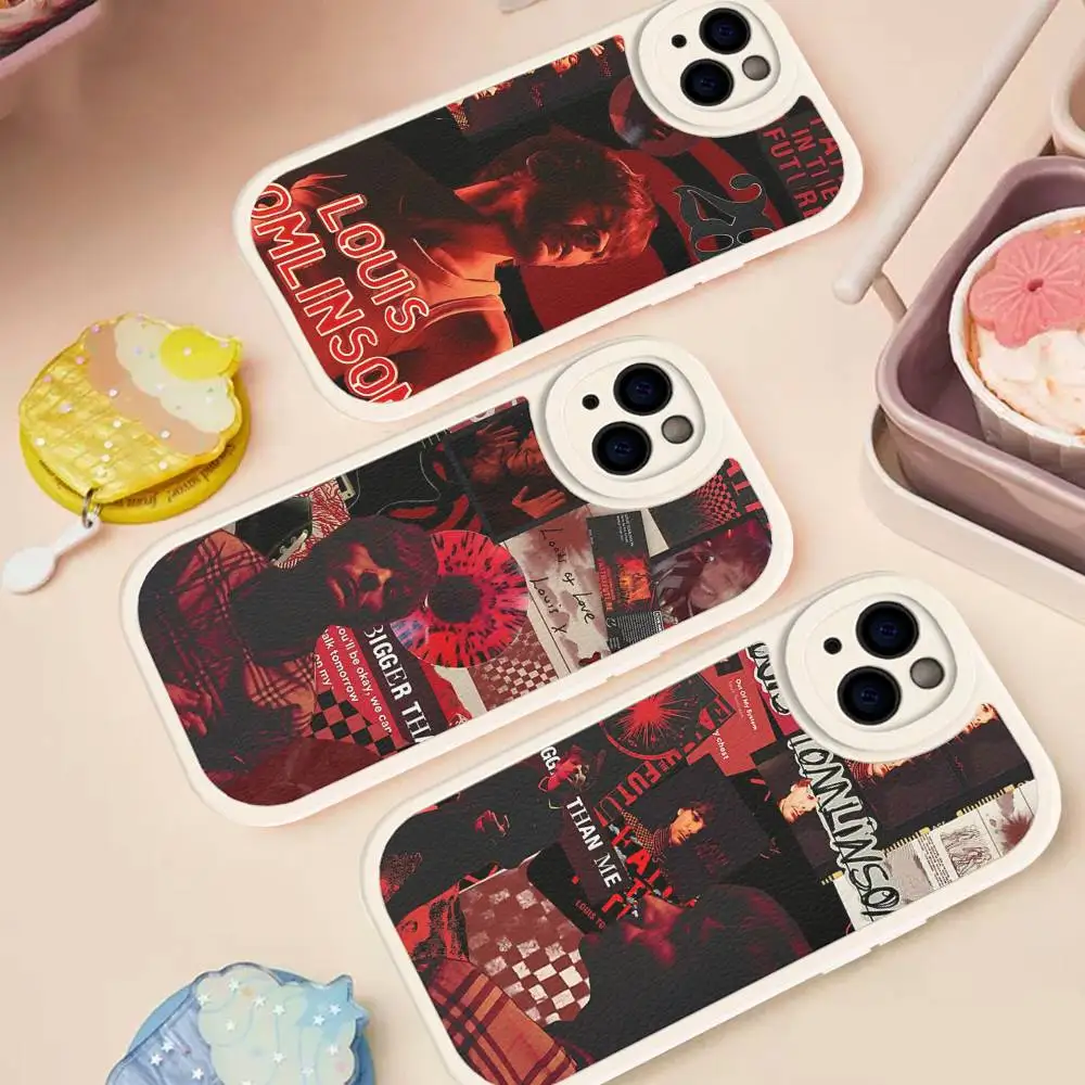 L-Luis M-Miguel Singer Phone Case For IPhone 16 15 14 13 12 11 Pro Max Plus Leather Soft Cover