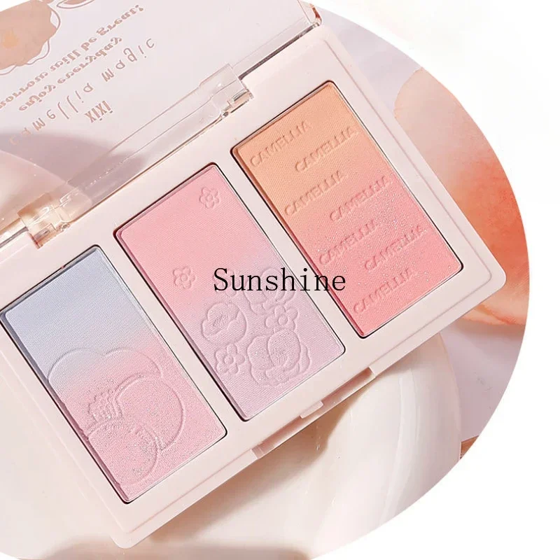 Blush Bloom three-in-one trim, one-in-one tray, gradual change, natural brightening without makeup