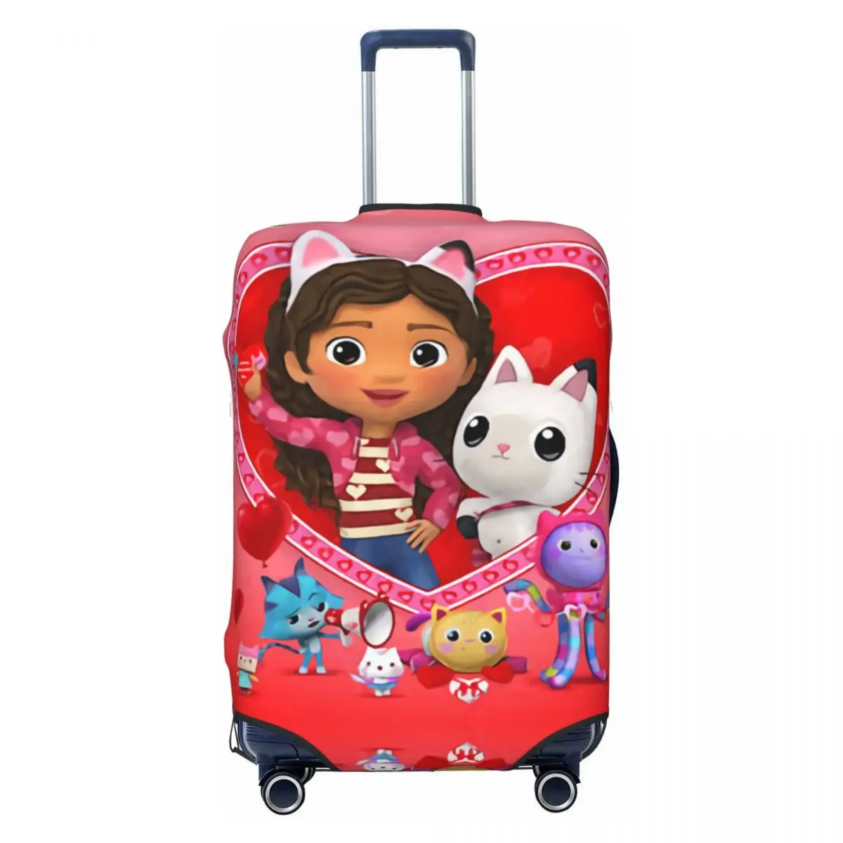 

Custom Gabbys Dollhouse Luggage Cover Elastic Gabby Mercat Travel Suitcase Protective Covers Suit For 18-32 inch