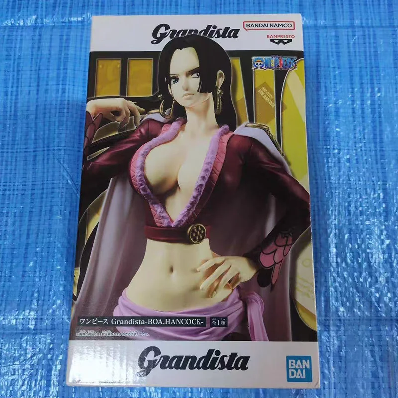 

[Genuine] Original Bandai Banpresto Anime One Piece Grandista Boa.hancock In Stock PVC Figure Model Collector Figurine Doll Toys