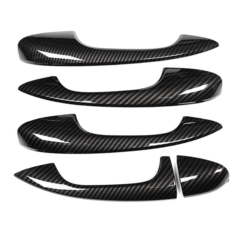 

Carbon Fiber LHD Exterior Door Handles Cover Trim For Mercedes Benz E Class W213 GLC X253 C Class W205 Parts