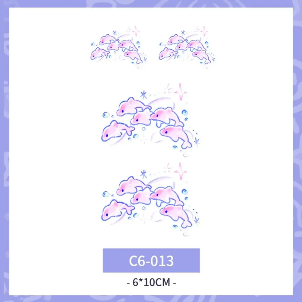 

Long-lasting Sweet Temporary Tattoo Stickers Butterfly Pink Body Art Sticker INS Cloud Makeup Tattoo Decals Legs