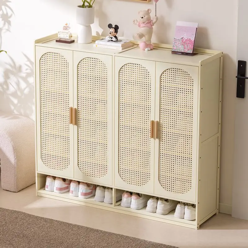 Large-capacity storage shoe cabinet, multi-layer home entrance, new rental building, corridor entry indoor shoe rack