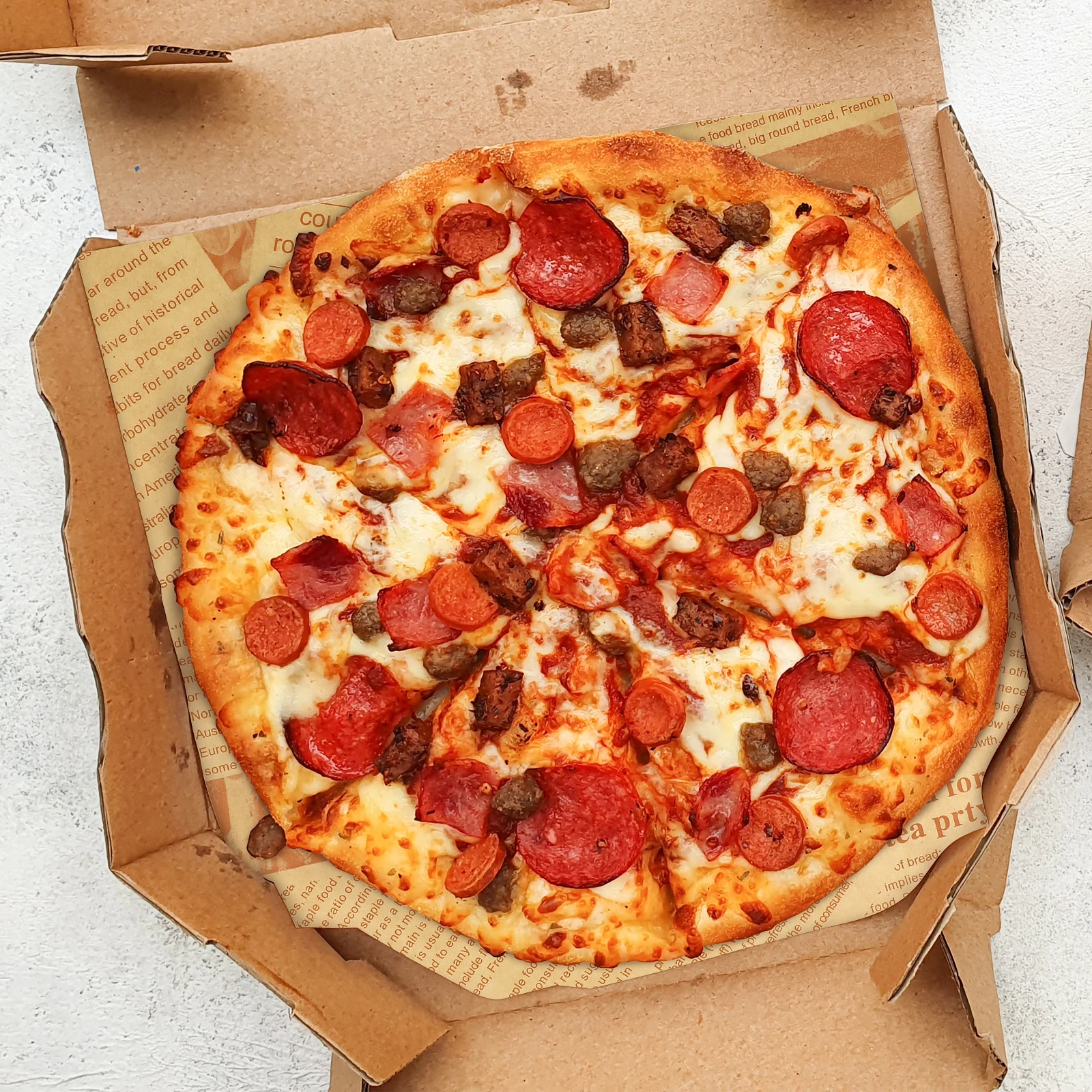 

100 Pcs 25x25cm Oil Proof Food Wrapping Baking Wraps Paper Non Stick Chips Paper Cake Supplies Waterproof Hygiene H