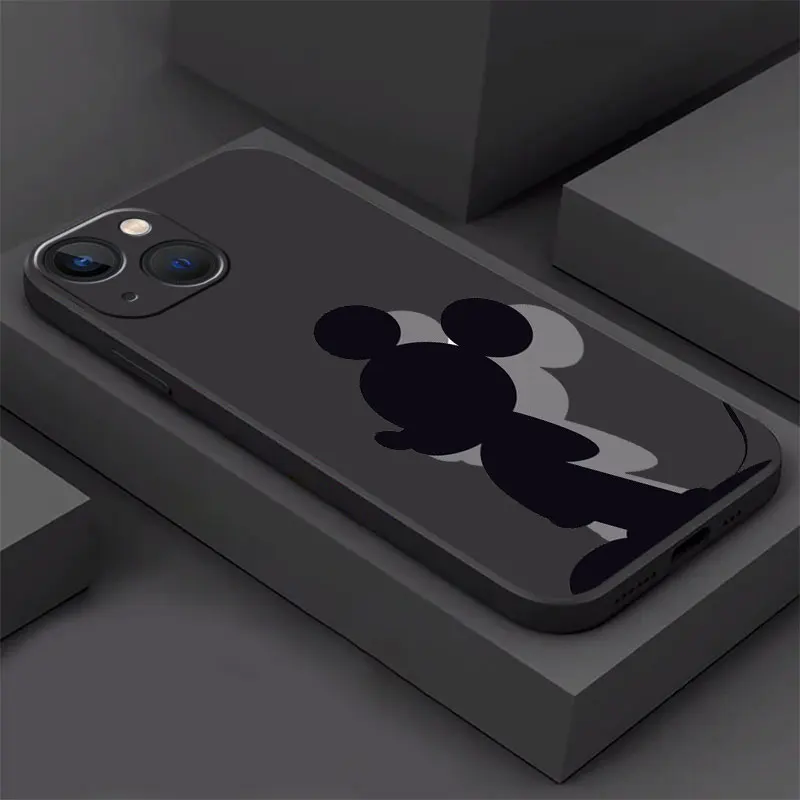 Чехол для Apple iPhone 15 14 11 13 12 Pro 7 X XR XS Max 6 8 Plus SE 2022 15 Plus Soft Phone Coque Mouse Minnie Cute