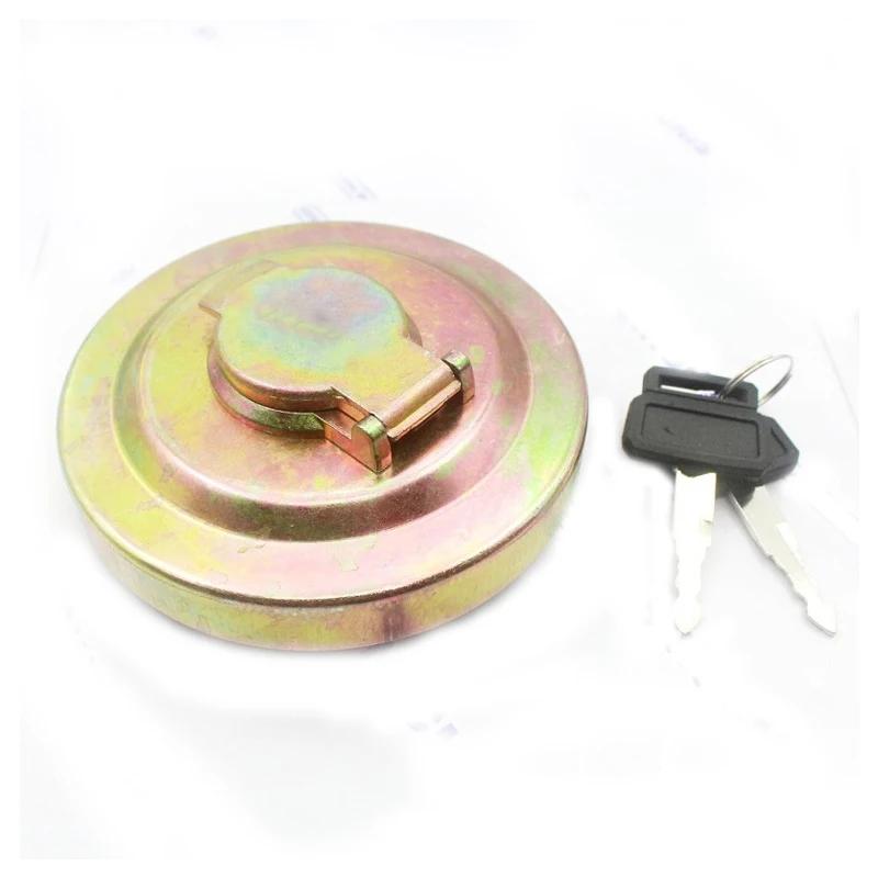 188-00018 2188-9008 Fuel Tank Lock Cap with 2 Keys for Daewoo Doosan DH220-5 DH340-5 DH130-5 DH220-V DH340-V Excavator Parts