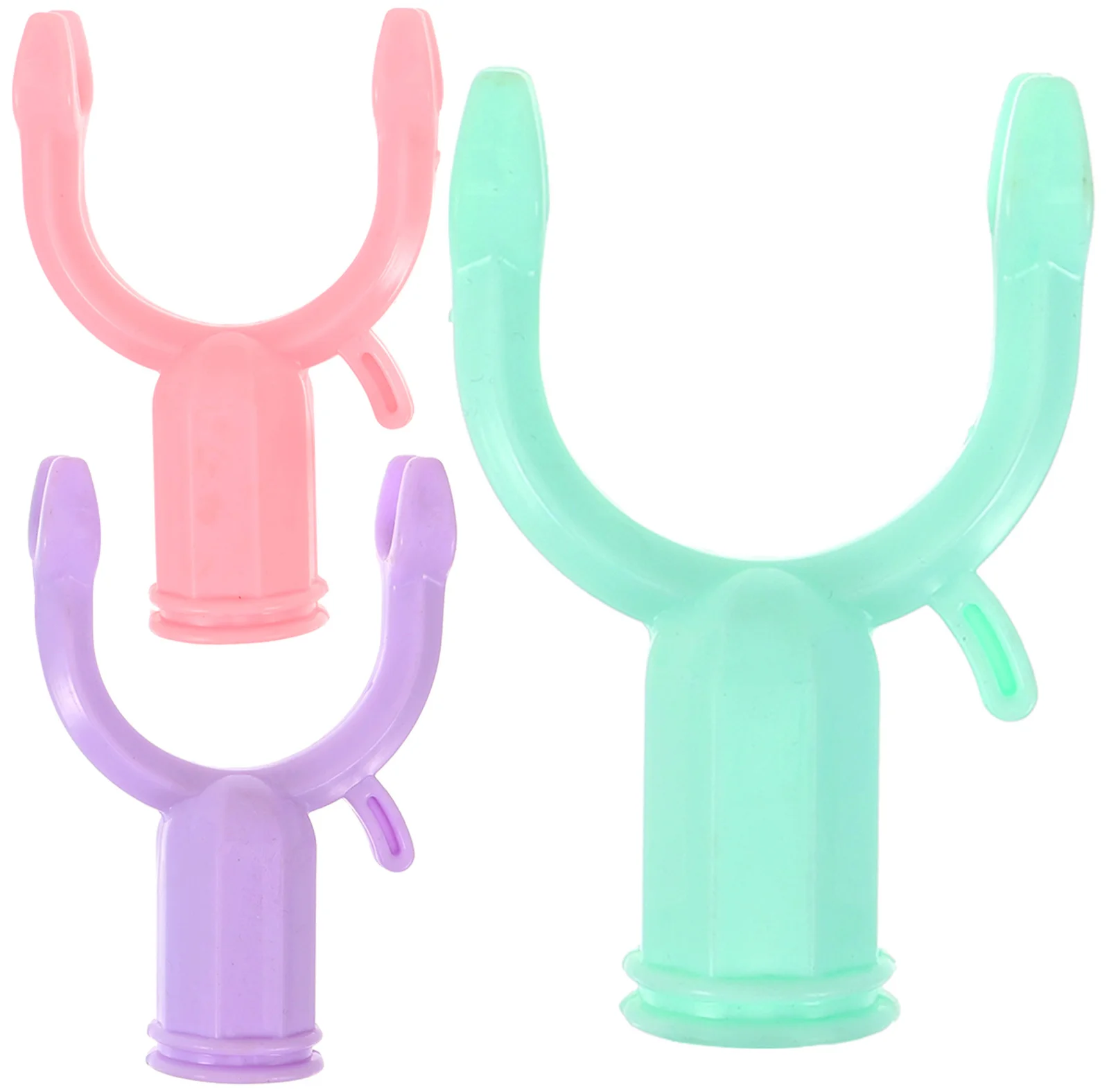 

3pcs Clothes Rod Fork Replacement Plastic Clothes Pole Fork For Balcony Drying Pole Accessories Home Supplies