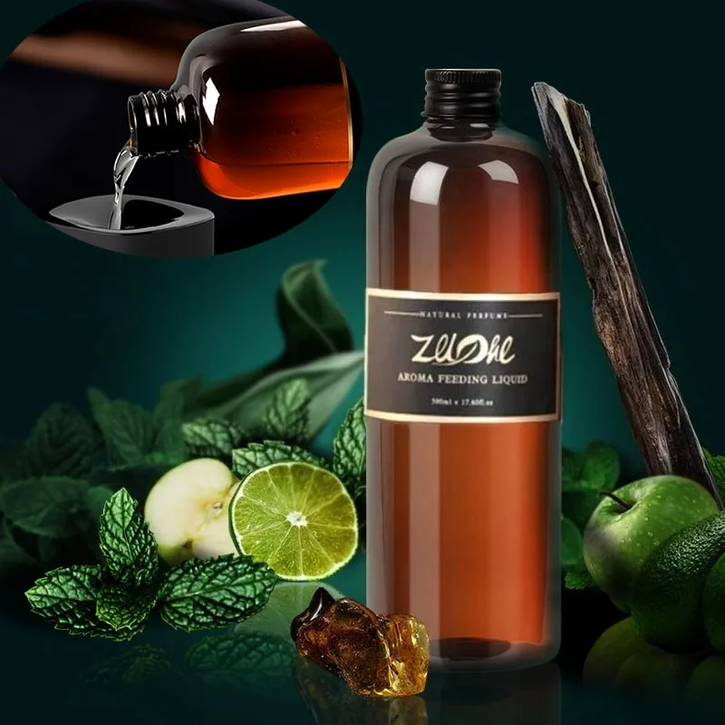 Difusor de caña de Gardenia, aromaterapia, 500ml, aceite esencial para SPA, aromaterapia, hogar, Hotel, difusor de fragancia para dormir de gran capacidad DIY