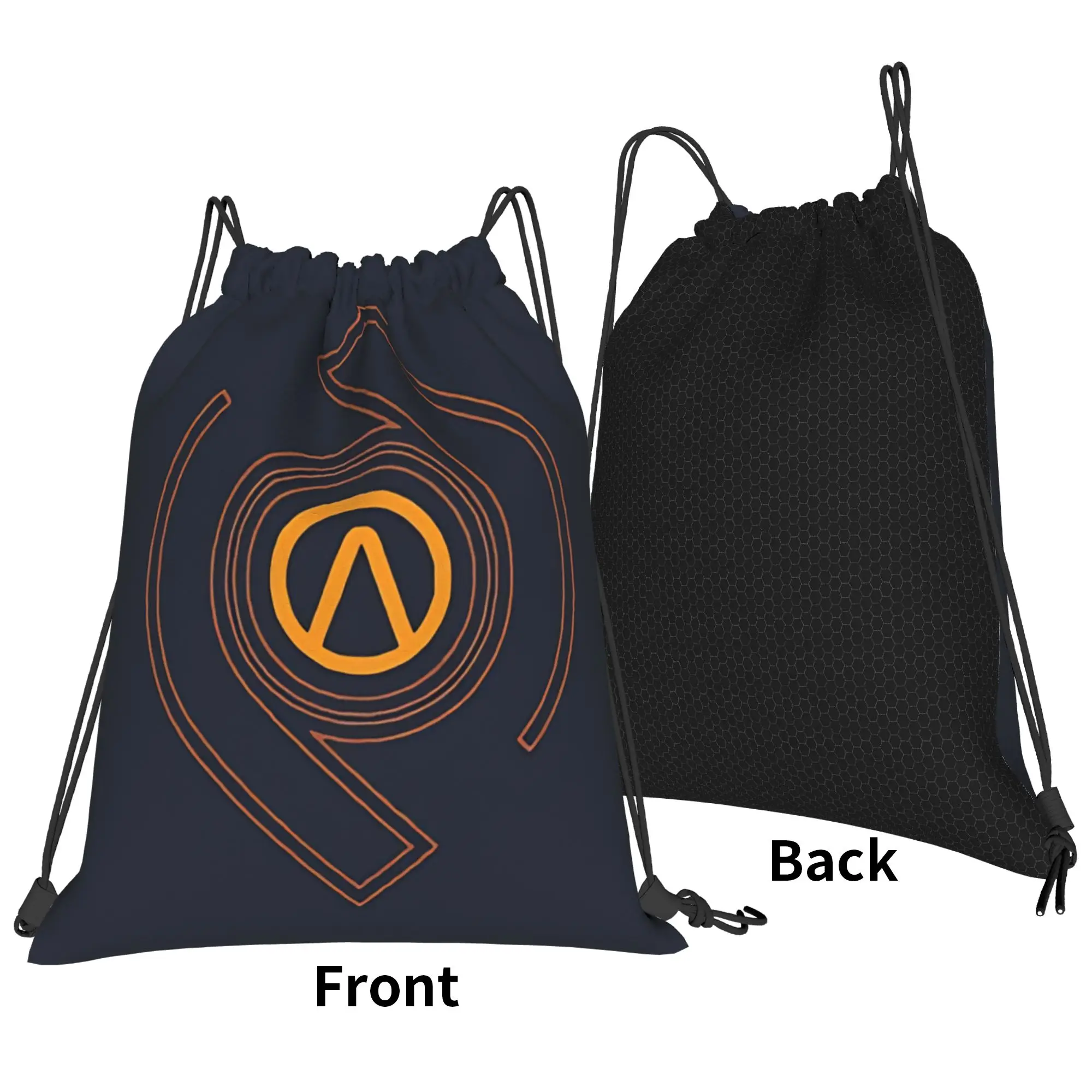 B-Borderlands vintage warrior  Portable Travel Riding Gym Drawstring Storage Sporty Backpacks