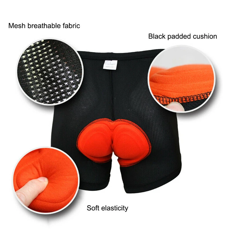 1PC Mens 3D Padded Underwear Cycling Shorts Bicycle Road Mountain Bike Biking Pants