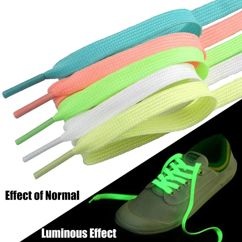 

1/5pair Luminous Shoelaces for Kid Sneakers Men Women Sports Shoes Laces Glow In The Dark Night Shoestrings Reflective Shoelaces