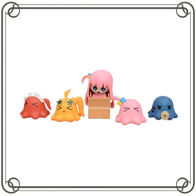 

Gotoh Hitori Yamada Ryo BOCCHI THE ROCK! Two-dimensional Anime Figures Kawaii Mini Desktop Ornament Action Figure Model Toys