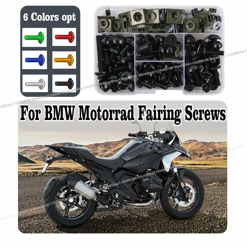

For BMW Motorrad S1000RR M1000RR R1250RT K1600 Grand America/B/GTL R1250GS F850GS F750GS Motorcycle Fairing Screws Set Bolts Kit