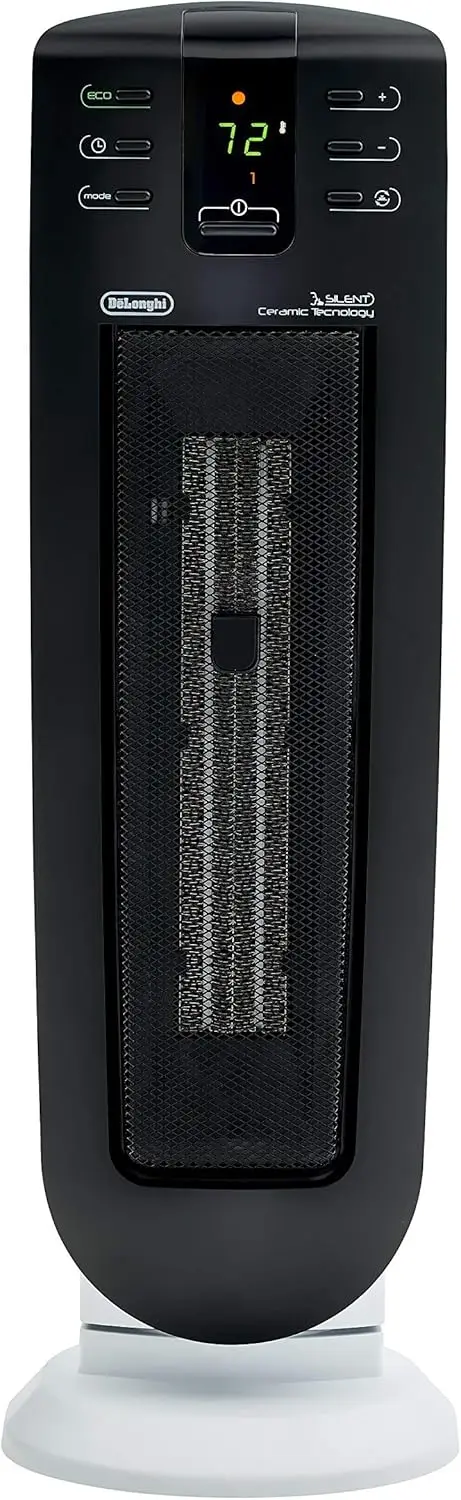 Ceramic Tower Space Heater, portable quiet 1500 Electric Space Heater for indoor use, remote, ECO energy efficient, TCH7915ER