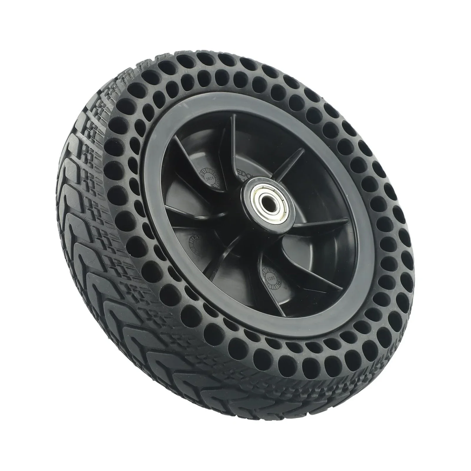 

Upgrade Your Electric Scooter with this Reliable 8 Inch Solid Tire, Rubber+Plastic Hub, Black Color, 200x45 110 Size