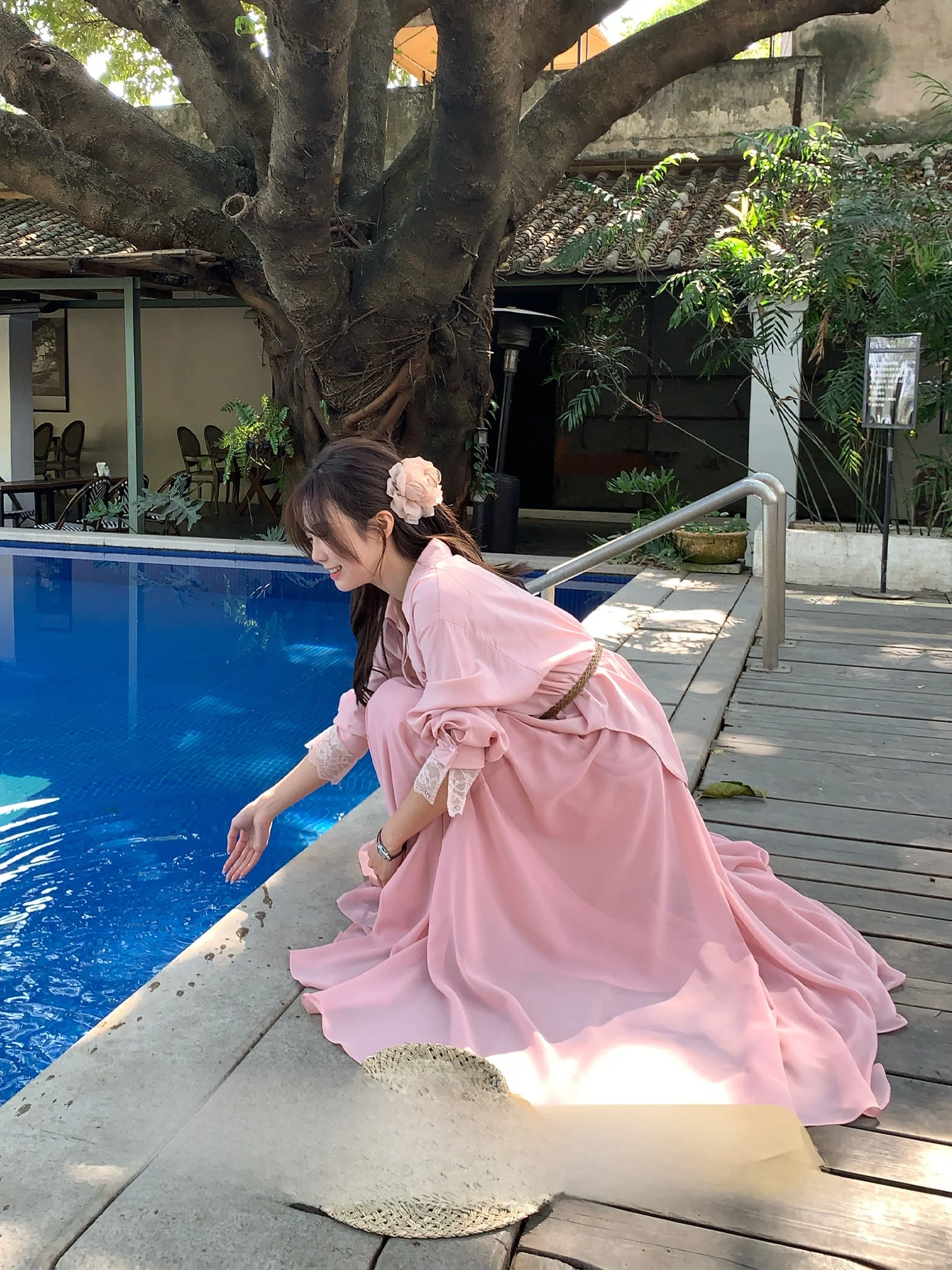 

Женская юбка с высокой талией Ele, новая весенняя модель, из тонкой ткани, стройнящая, А-силуэт, повседневная, из полиэфирного волокна, без стрейча