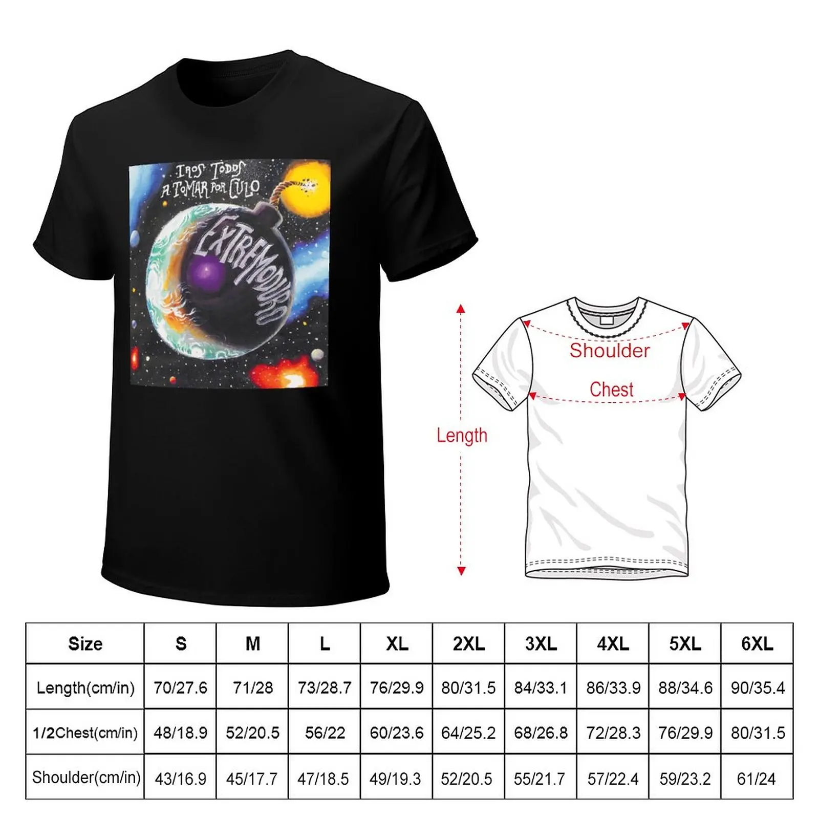 Adult T-shirt Funny Novelty Top QualityFresh Tees Extremoduro 2 1 Tees Novelty Leisure Eur Size