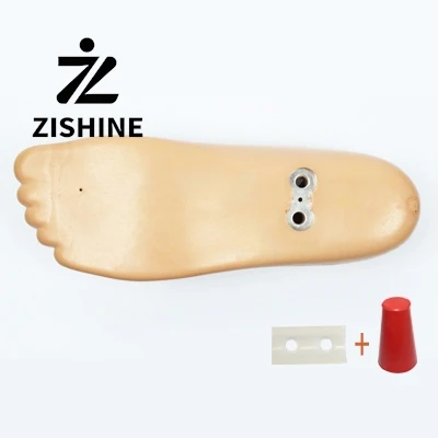 2 구멍 이동식 발목 보철 발판, 21 ~ 27cm 액세서리 부품, 인공 팔다리 보철 소켓 고정