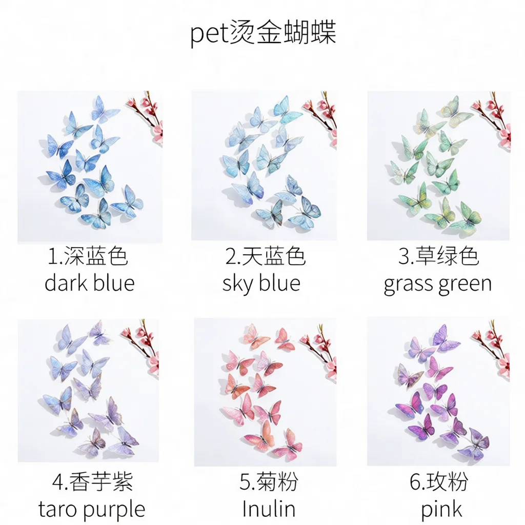 Stunning 3D Butterfly Wall Decor Realistic PVC Simulation Decals Decorative Accessories For Wedding Party Cake Toppers Home