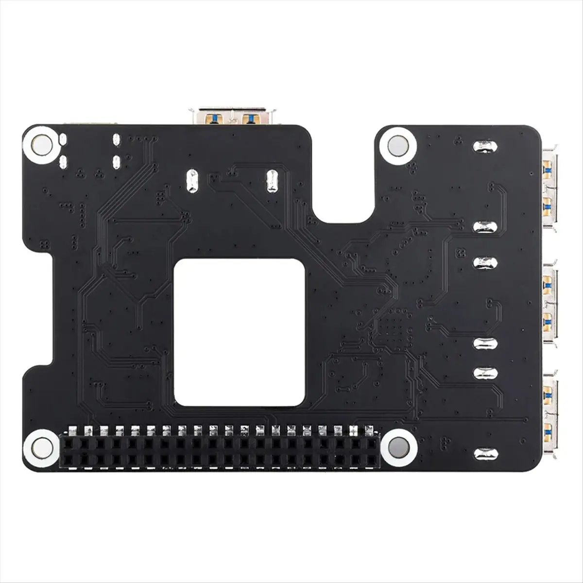 N86R For 5 PCIe to USB 3.2 Gen1 HAT PCIe to USB HUB 4xUSB Ports Plug and Play for 5