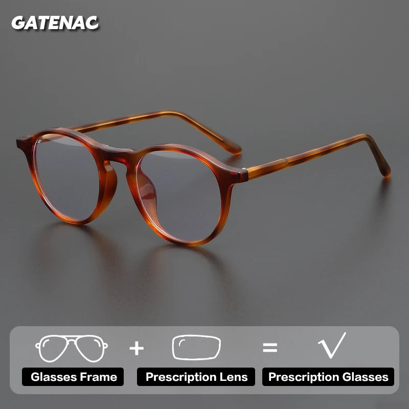 

Gatenac Роскошные очки по рецепту TR90 мужские фотохромные очки для чтения с защитой от синего света женские дизайнерские прогрессивные очки