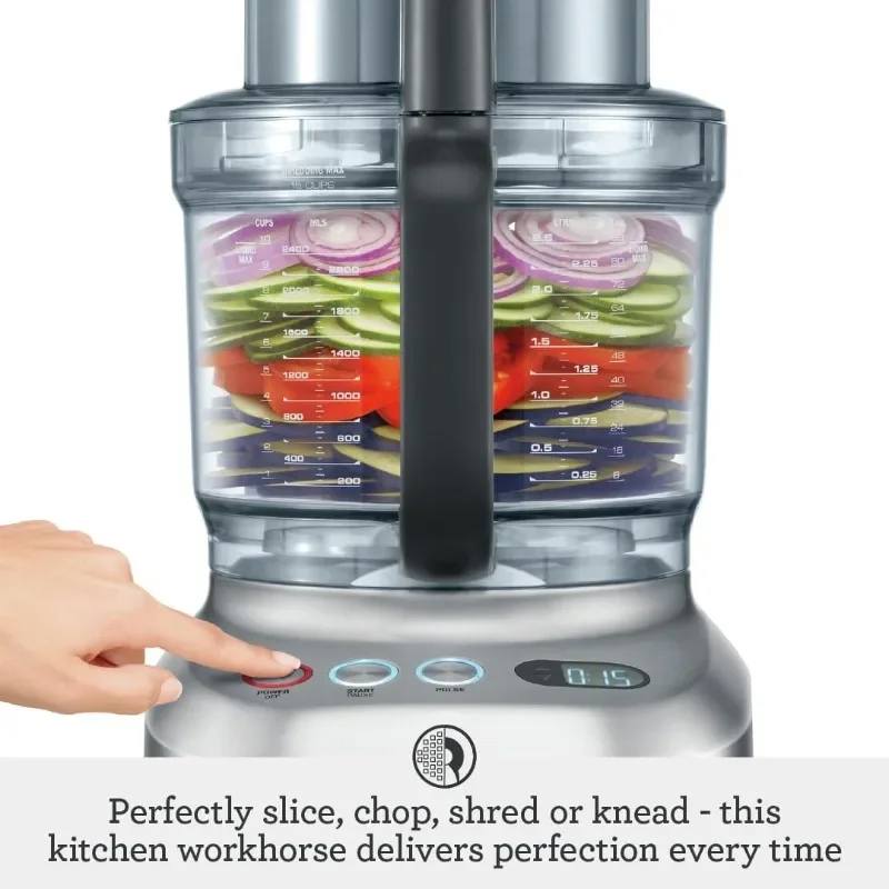 Breville BFP800XL Food Processor, One Size, Stainless Steel