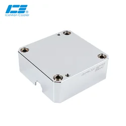 IceManCooler DDC Pump Mod Kit ,DDC Refit Brass Armor Electroplated Water Cooling Below Copper Cover ICE-DDC-B