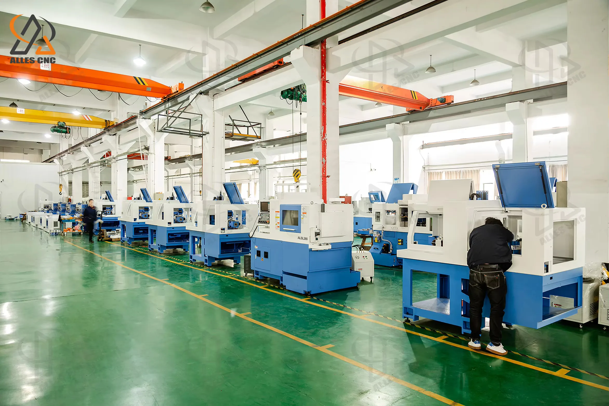 China CNC con sistema SYNTEC ALSL125 torno suizo de tipo automático