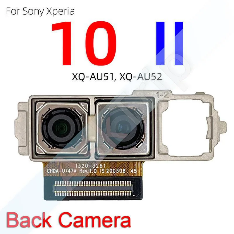 Aiinant Back Main Rear Camera Flex Cable For Sony Xperia 1 5 10 II III 2 3 Plus Small Big Front Camera Flex Repair Phone Parts