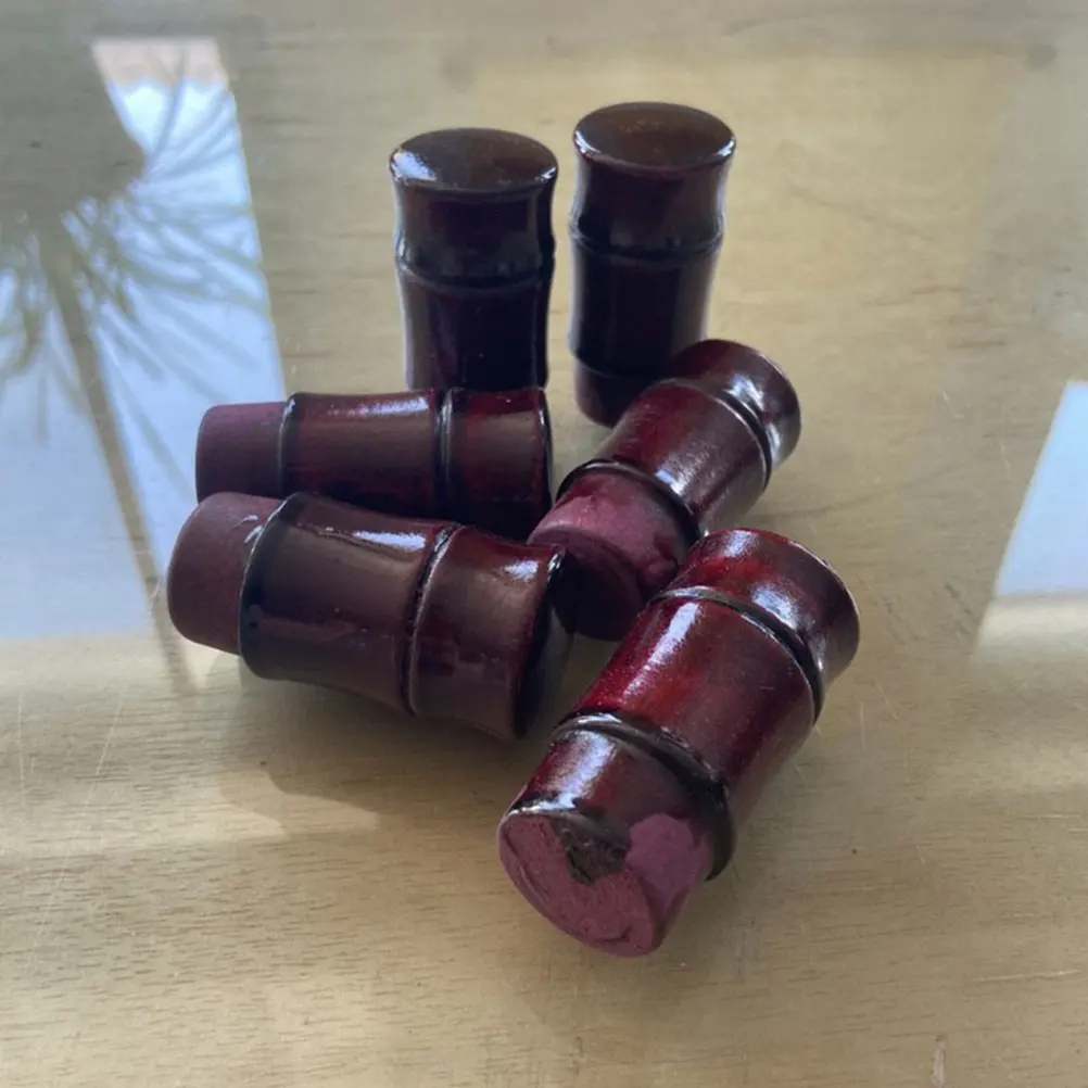 50 Uds. Cabezales de articulación de bambú H, eje de madera elaborado, rollos de pintura de caligrafía, papel de dibujo portátil, suministros para manualidades