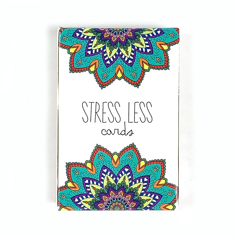 Cartes sans stress ensoleillées, aide à soulager le stress et l'anxiété, jeu de cartes, parfait pour Halloween, noël, cadeaux du nouvel an