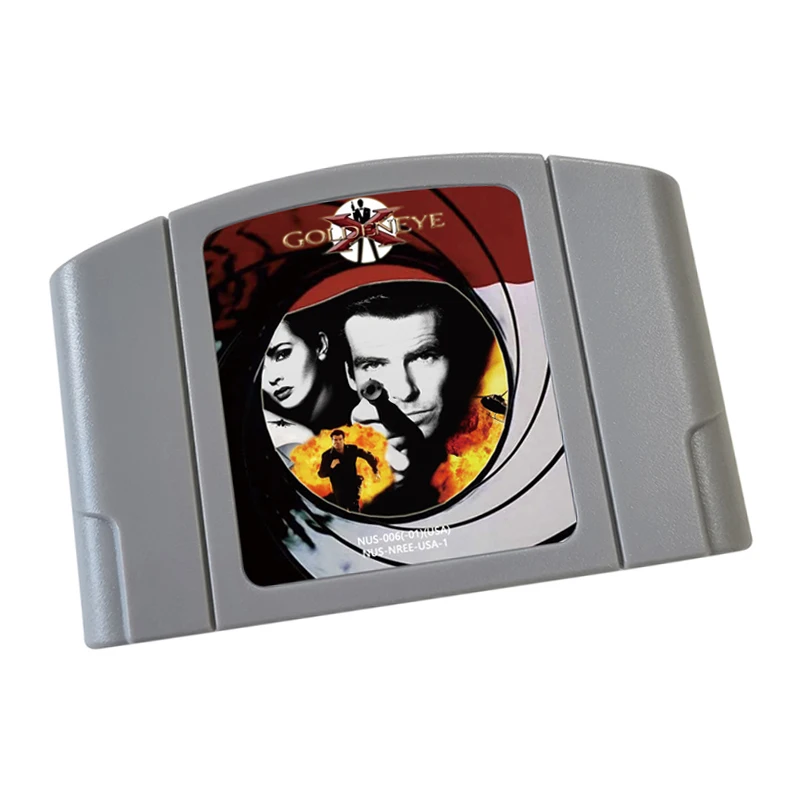 N64 games Cartridge Goldeneye X-NTSC Version Retro Games reconstructed