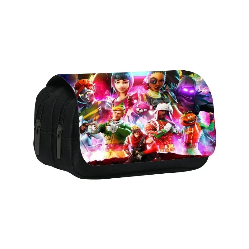 Fortnite Cosplay Pencil Case Large Capacity Stationery Box Students School Pen Pouch Bags Kids Gifts Toys Bags