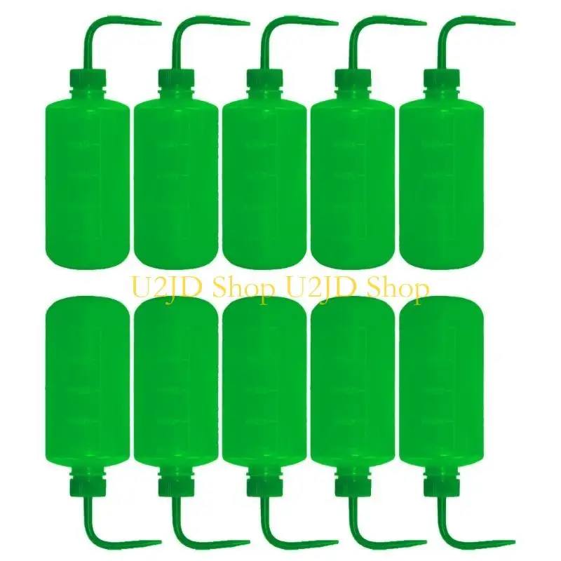 

U2JD 10 шт. 500 мл бутылочки для мытья с точным наконечником для художественных работ по татуировке растений