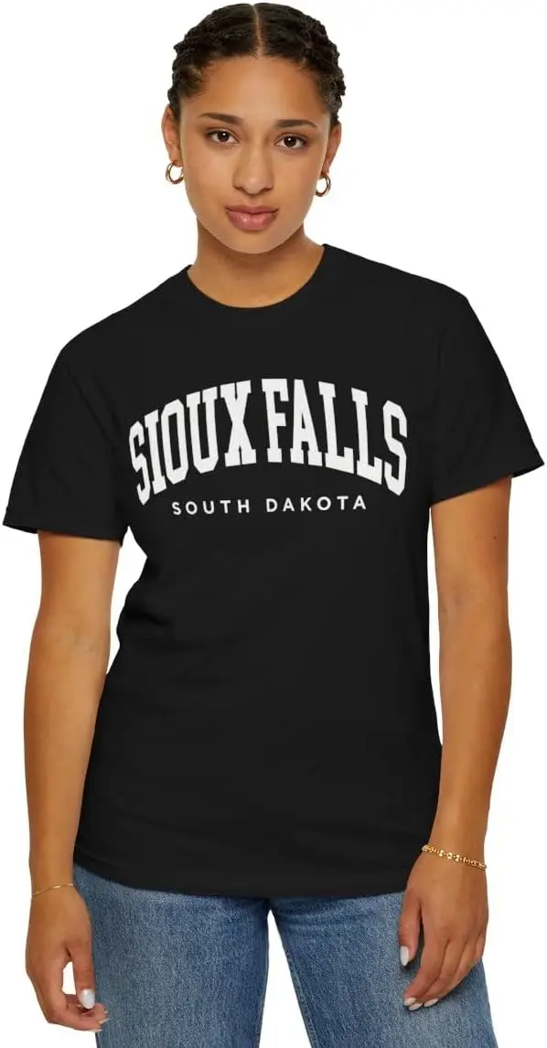 Sioux Falls South Dakota Adult Unisex Comfort Colors Short Sleeve T-Shirt