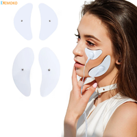 Tens EMS Muscle Stimulator Electrode Pads Fabric Replacement Pads Facial Lifting Jawline Face Massager Tens Acupuncture Digital