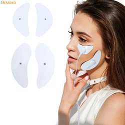 Tens EMS Muscle Stimulator Electrode Pads Fabric Replacement Pads Facial Lifting Jawline Face Massager Tens Acupuncture Digital