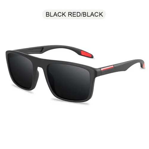 Vintage Square Men Sunglasses Polarized Fashion Black Sun Glasses Male Stylish Driving Shades Sports Eyewear UV400 - Image 13