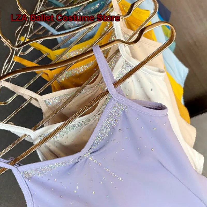 lanbo-dance-camisole-body-suit-high-cut-art-exam-basic-training-hot-stitched-gymnastics-yoga-dance