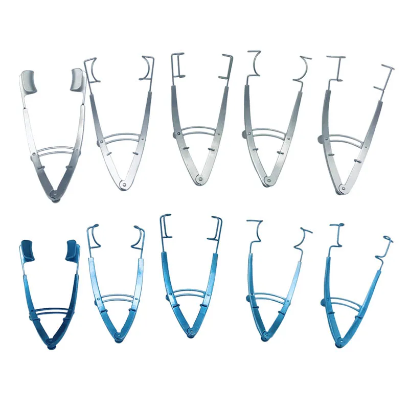 Autoclavable Ophthalmic Speculums V Type Eye Opener with Latch Ophthalmic Instrument Stainless Steel Titanium Alloy