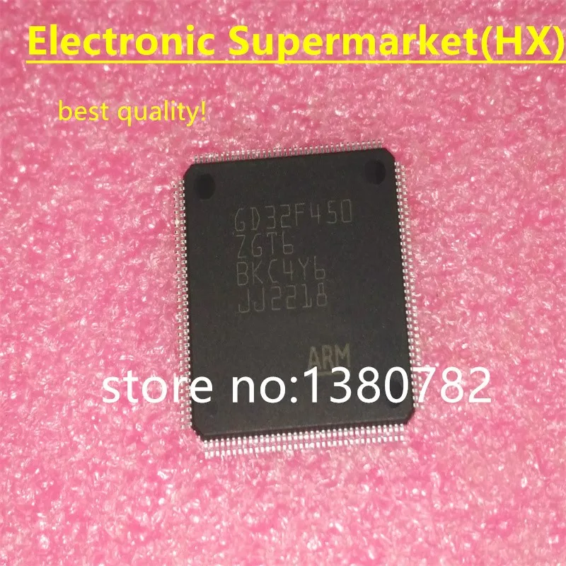 Free Shipping 5pcs-20pcs GD32F450ZGT6 TQFP-144 New original  IC In stock!