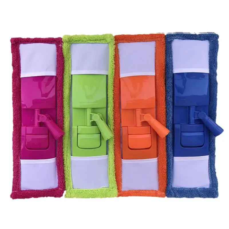 Floor Folding Flat Mop Cloth Head Coral Velvet Chenille Cleaning Rag Replacement Microfibre Household Fabric Cloth Like-minded