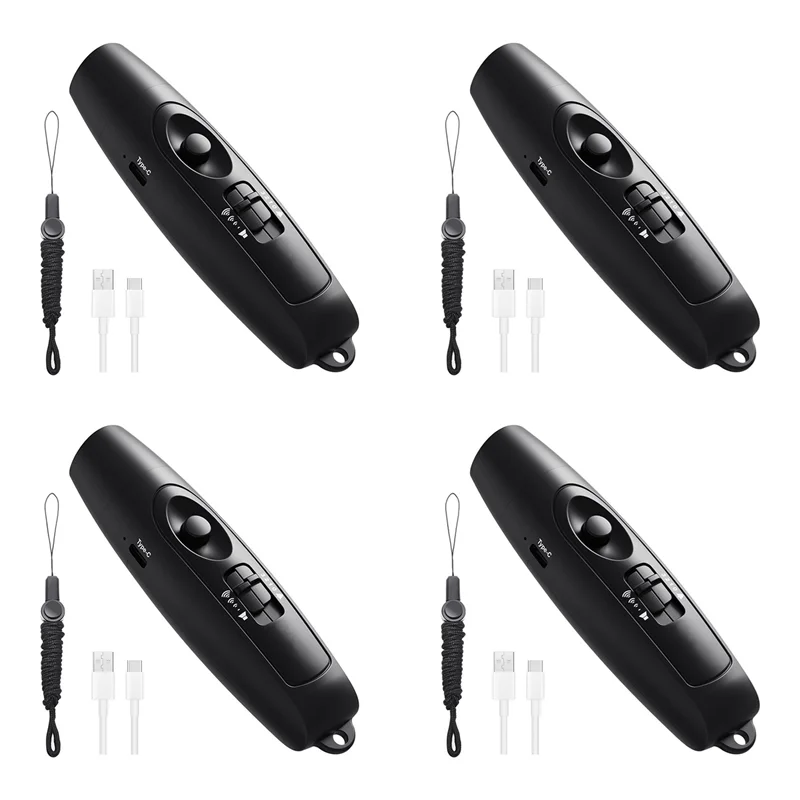 N01R-4X Electronic Whistle With USB Charging, Emergency Whistle For Referee Coaches Teacher, For Outdoor Sport Game Camping