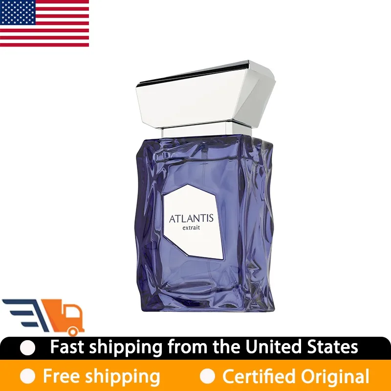 

French Avenue Atlantis Extrait de Parfum Unisex Spray 100 ML Persistent Aquatic Aromatic Pheromones Natural Perfume 3.4 Ounce