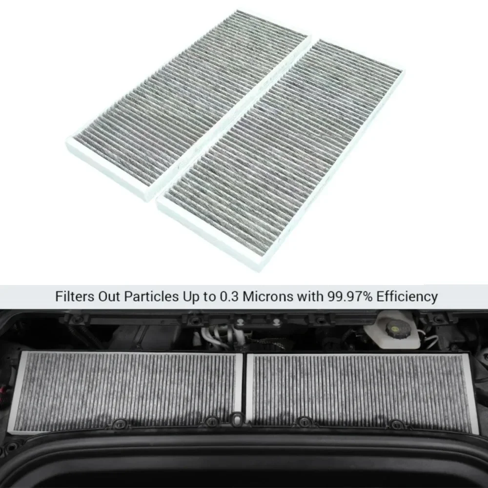 MY Cabin Air Filter For 2020-2023 Tesla Model Y HEPA Air Intake Filter Replacement With Activated Carbon Parts Accessories Kits